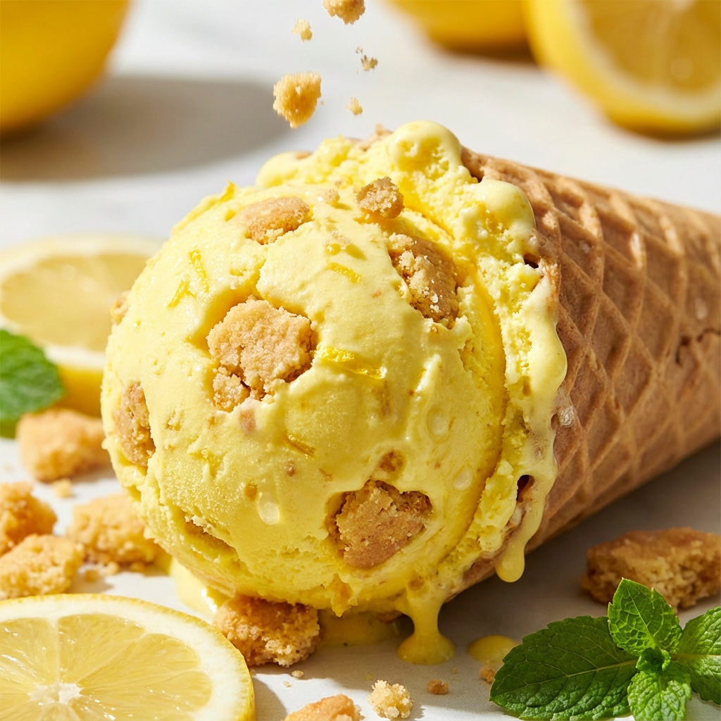 Lemon Crunch Ice Cream